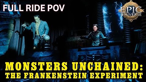 Epic Universe【4K】Monsters Unchained: The Frankenstein Experiment