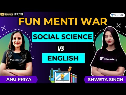 Menti War: Social Science vs English | Class 9 & 10 | Shweta Ma&rsquo;am & Anu Priiya Ma&rsquo;am