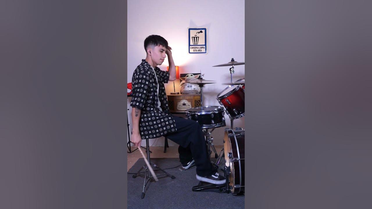 Cómo tocar el groove de Afuera 🎸#drums #bateria #caifanes #afuera #shorts