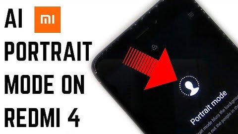 Enable Ai Portrait Mode On Any Xiaomi Device | Redmi Note 4/Redmi 4