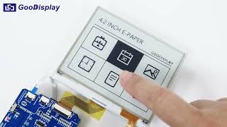 4.2-inch E-Ink Touch Display Low Power E-Paper Screen 400×300 pixels