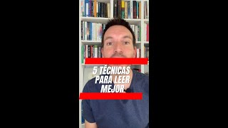 📚 5 Técnicas para LEER Mejor