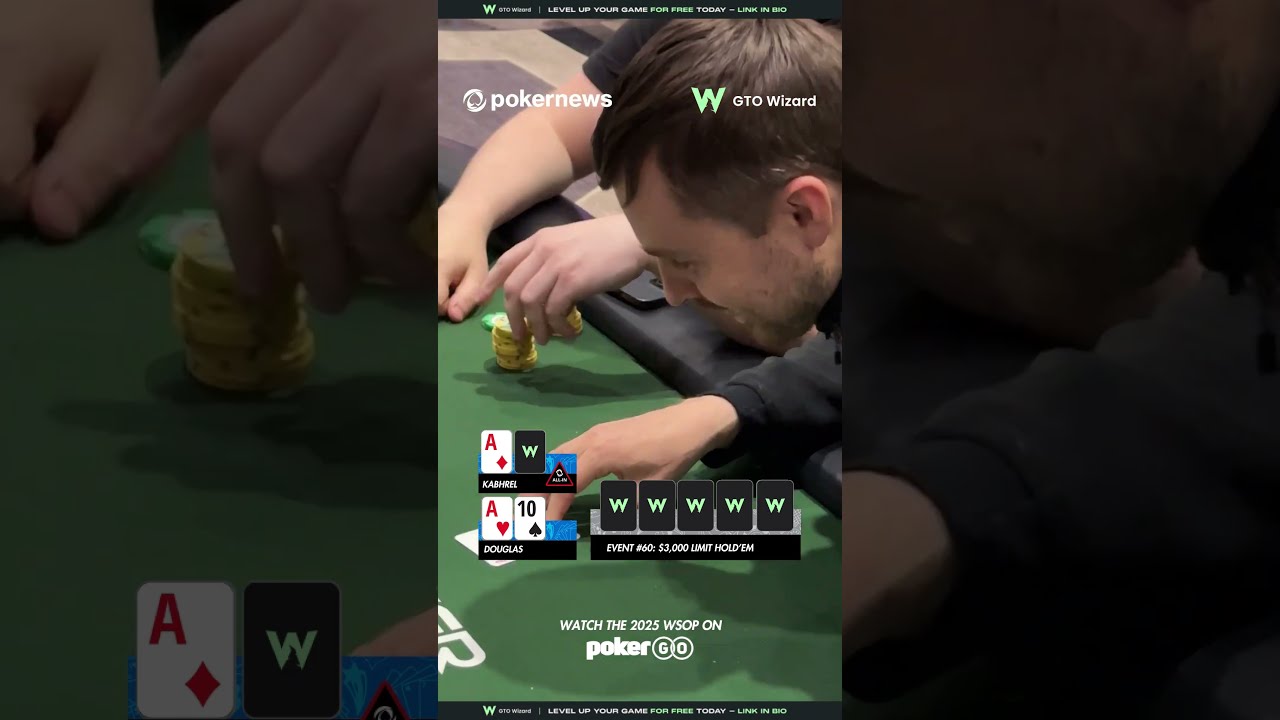  Not Like Thaaaat Martin Kabrhel IS ALL IN Pokernews Wsop2025