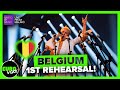 🇧🇪 BELGIUM EUROVISION 2024: 1ST REHEARSAL (REACTION) // MUSTII - 