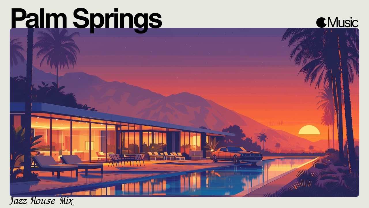 Jazz House Mix | Palm Springs: Elegant Night Grooves (BOLDEN, berlioz) Lofi House & Relax