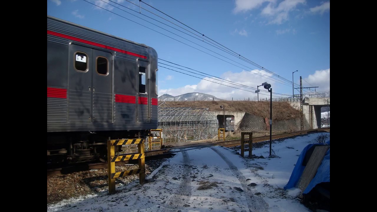 長野電鉄長野線のすべての踏切（長野ー湯田中）長野県