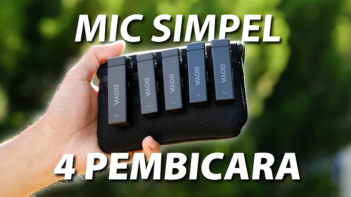 Makin Simpel Bikin Podcast Dengan 4 Pembicara | Mic Wireless Boya BY-W4