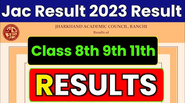 Jac Class 8th 9th 11th Result 202 🔥| Jac 8th Result Date 2023 | Jac 9th 11th Result Date 2023