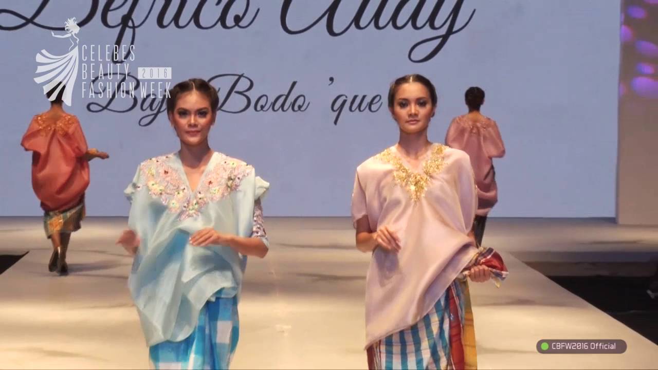 Defrico Audy Baju  Bodo  que Celebes Beauty Fashion Week 