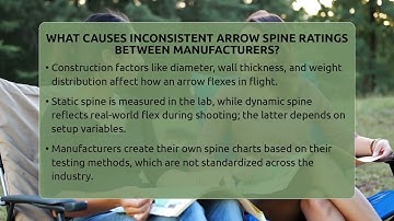 What Causes Inconsistent Arrow Spine Ratings Between Manufacturers? - The Marksman
