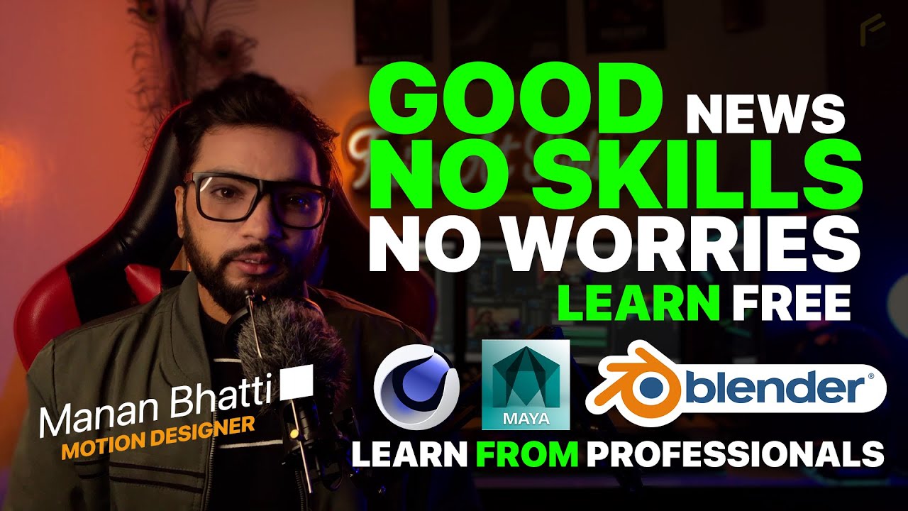 NO SKILLS NO WORRIES Become a Professional 3D Artist Learn All About 3D Modeling & Animations