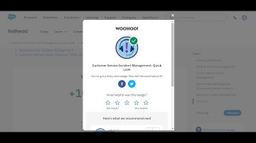 Customer Service Incident Management: Quick Look || Salesforce Trailhead || Quiz Solution #2024