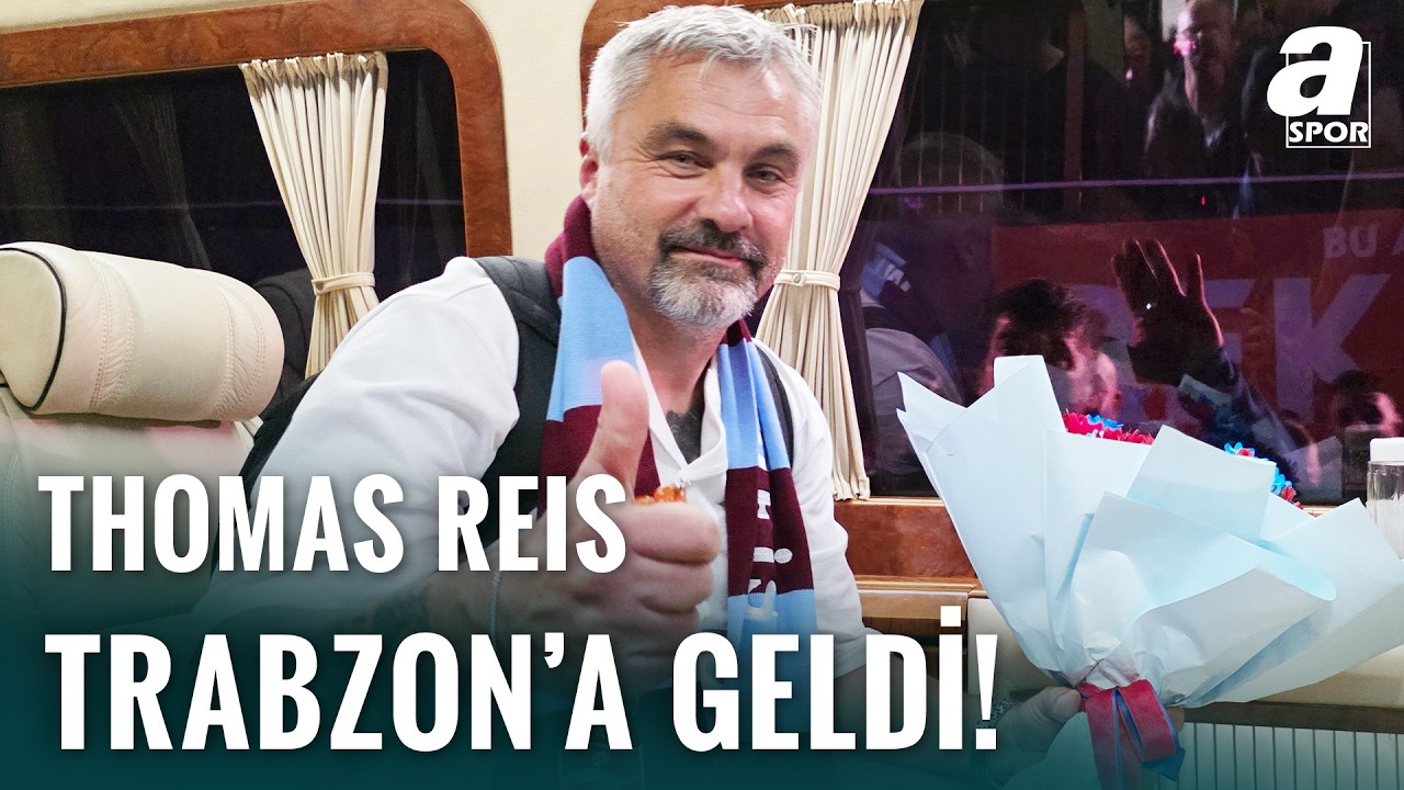 Trabzonspor'un Yeni Teknik Direktörü Thomas Reis Trabzon'a Geldi
