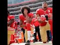 How are the protests in the U.S. similar to Colin Kaepernick's?