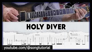 Holy Diver | FULL TAB | Dio Guitar Lesson Resimi