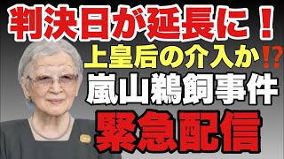 【緊急配信】上皇后が介入か!?　嵐山鵜飼事件、判決日が延長に！！！！【２３時から配信】