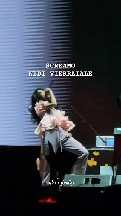 Keren!!Widi vierratale screamo off air di bali😍gak pernah bosen liat widi scream #bali #vierratale