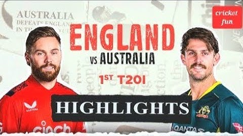 1st T20I | Highlights | Australia Tour Of England | 11th September 2024