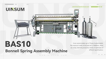 BAS10 Automatic Bonnell Spring Coil Assembly Machine for Mattress