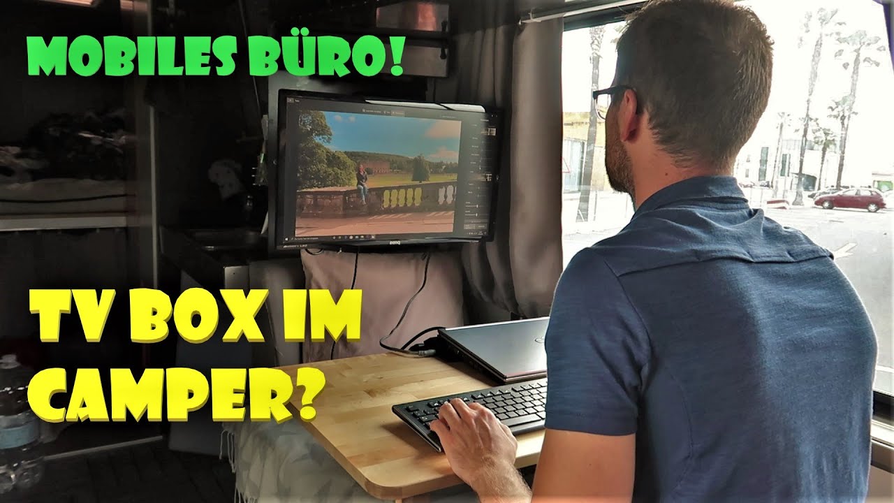 Multimedia/Mobiles Büro im Camper/Wohnmobil für unter 150€?!/ So gehts!  VANLIFE DIY 