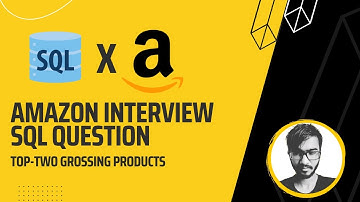 Amazon | SQL Interview Problem | Top-Two Grossing Products Across Category