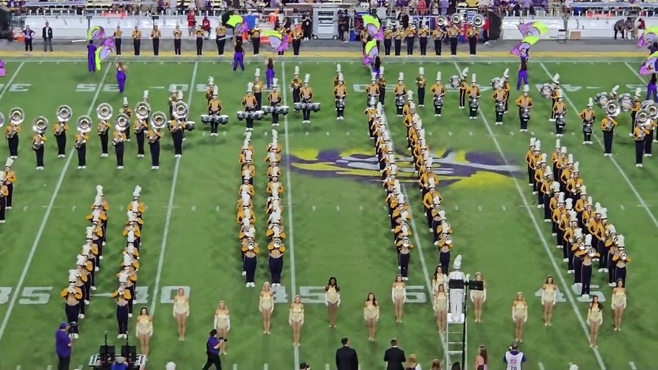 LSU Marching Band - 1st Halftime Show of the 2025 Year - 