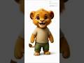 lioncub is helping an Elephant stuck in mud #cartoon #facts #viralvideo #viral #comedy#