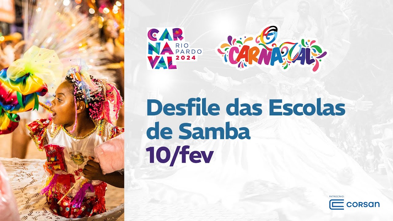Desfile das escolas de samba do Carnaval de Rio Pardo 2024 - QCarnaval
