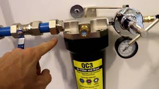 My Airplane Paintbooth and Air Line/Compressor Setup