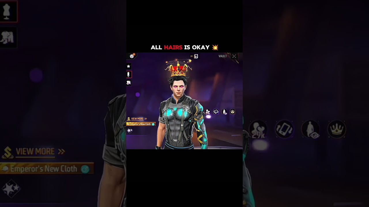 Most Demanding Hair Style In Free Fire 🥵 Purple Sade Hair 