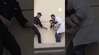 Brave Rescue! 3-Year-Old Child Safely Saved from High-Rise Ledge | Hamariweb