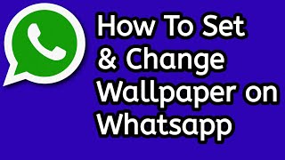 How To Set & Change  Wallpaper  On Whatsapp . screenshot 3