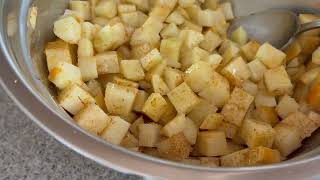 Crispy Potato Masala in the Air Fryer Instant Pot duo Crisp and Air Fryer Recipe