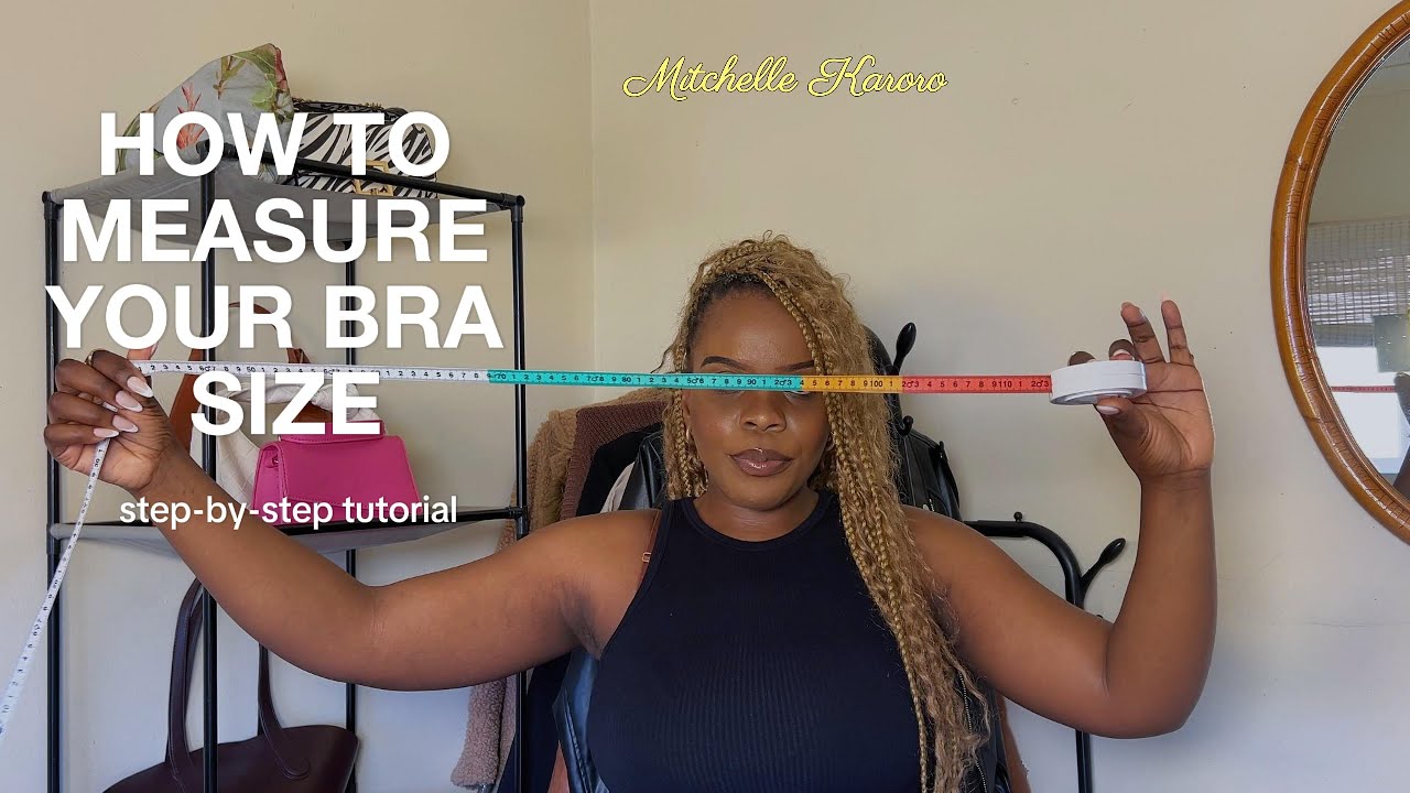How To Measure Your Bra Size At Home - YouTube