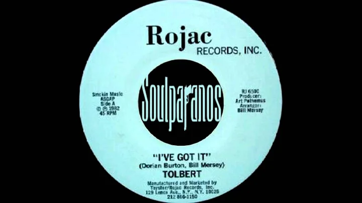 TOLBERT - I've got it - 1982 Rojac