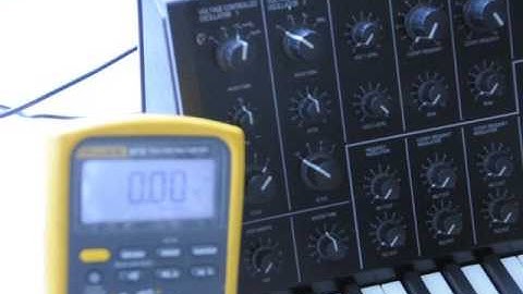 Tuning Korg MS-20 Music Synthesizer