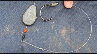 Catfish Rig - What hook, sinker, tackle and leader to use to catch