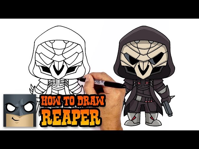 How to Draw Reaper | Overwatch - Videos For Kids