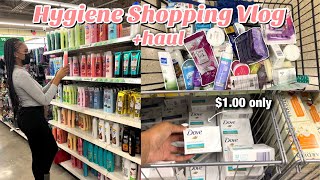 DOLLAR TREE HYGIENE SHOPPING Vlog + Haul (feminine hygiene shopping at Dollar Tree)