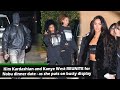 Kim Kardashian and Kanye West REUNITE for Nobu dinner date   as she puts on busty display and...