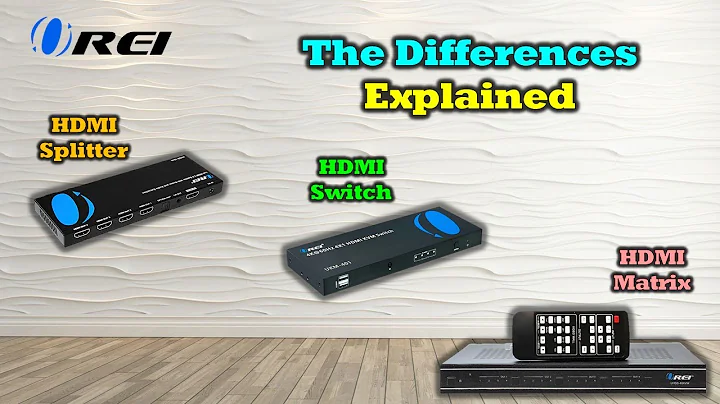 HDMI Switcher VS HDMI Splitter VS HDMI Matrix