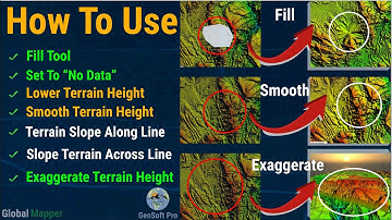 DEM Tools in Global Mapper | Fill Tool, Terrain Editing & Slope Analysis #GIS #globalmapper #mapping