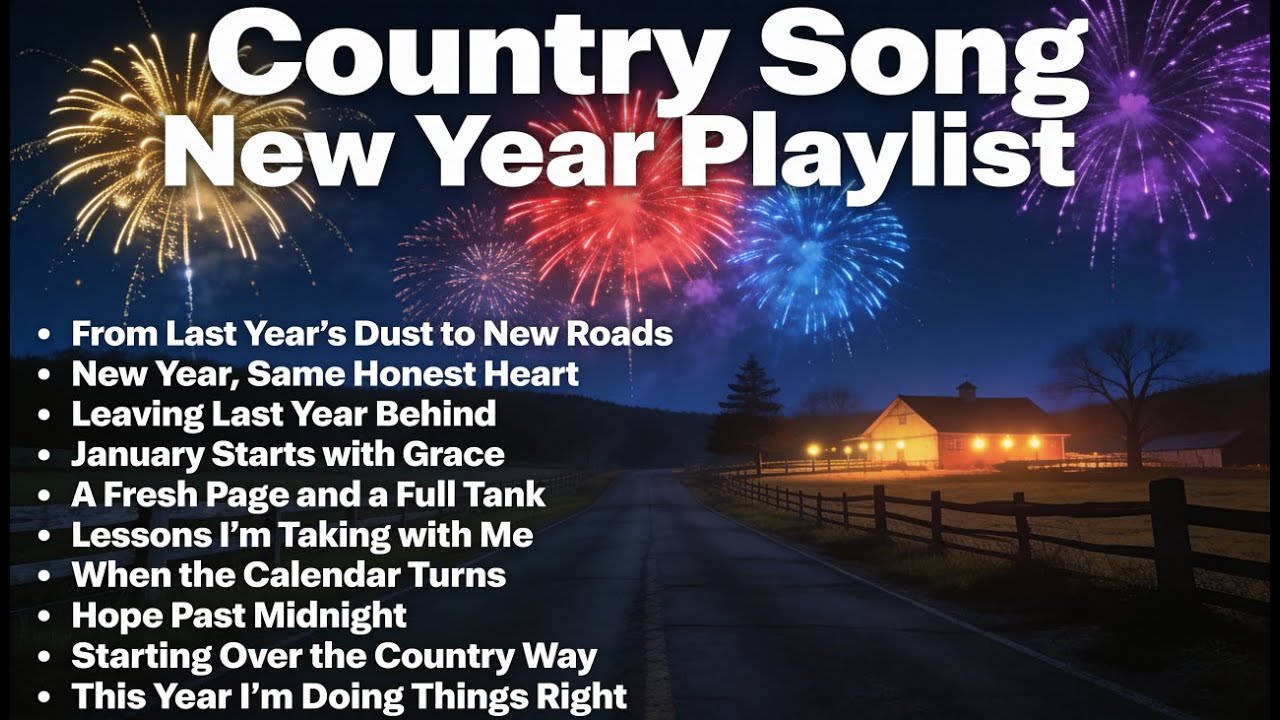 40 minutes of Country Song New Year Playlist 