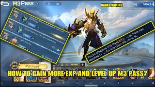 How To Get More Exp and Level Up M3 Pass | Ways To Get Roger Fiend Haunter | Mobile Legends | MLBB