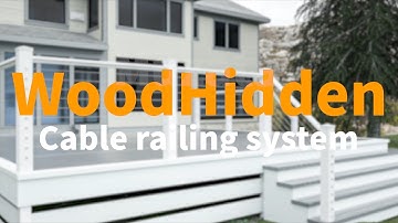 Muzata WoodHidden cable railing system