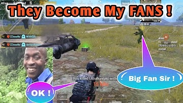 Joining Random Squads Like A BOT but They Become My FANS !! | PUBG MOBILE | RAGNOR