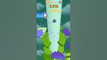 Helix Hero jump gameplay|#helixjump #gaming #shortfeeds