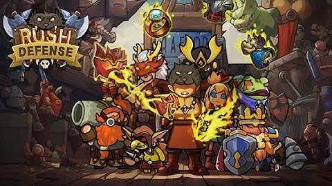 Rush defense: idle TD (by MiyoNet) IOS Gameplay Video (HD)