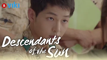 Descendants of the Sun - EP3 | Song Hye Kyo Draws Song Joong Ki's Blood [Eng Sub]