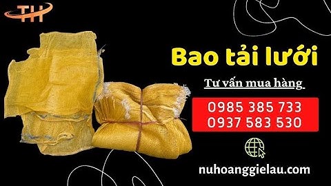 Sỉ giá rẻ bao tải lưới đựng nông sản TPHCM | Bao tải lưới